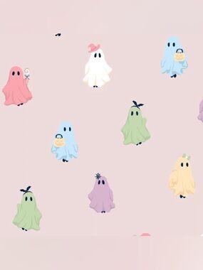 Kyte Baby Pastel Ghost Halloween Fall Footie Pajamas Sleeper Bamboo Zip
